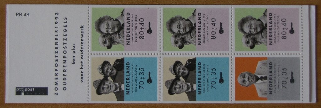 Nederland 1560 Pb 48 zomerzegels, ouderenzegels., Verzenden, Postfris