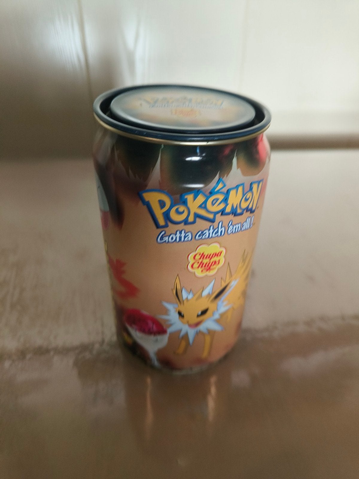 Vintage Pokémon Chupa Chups lollyblik - Jolteon, Ophalen of Verzenden, Gebruikt, Overige typen