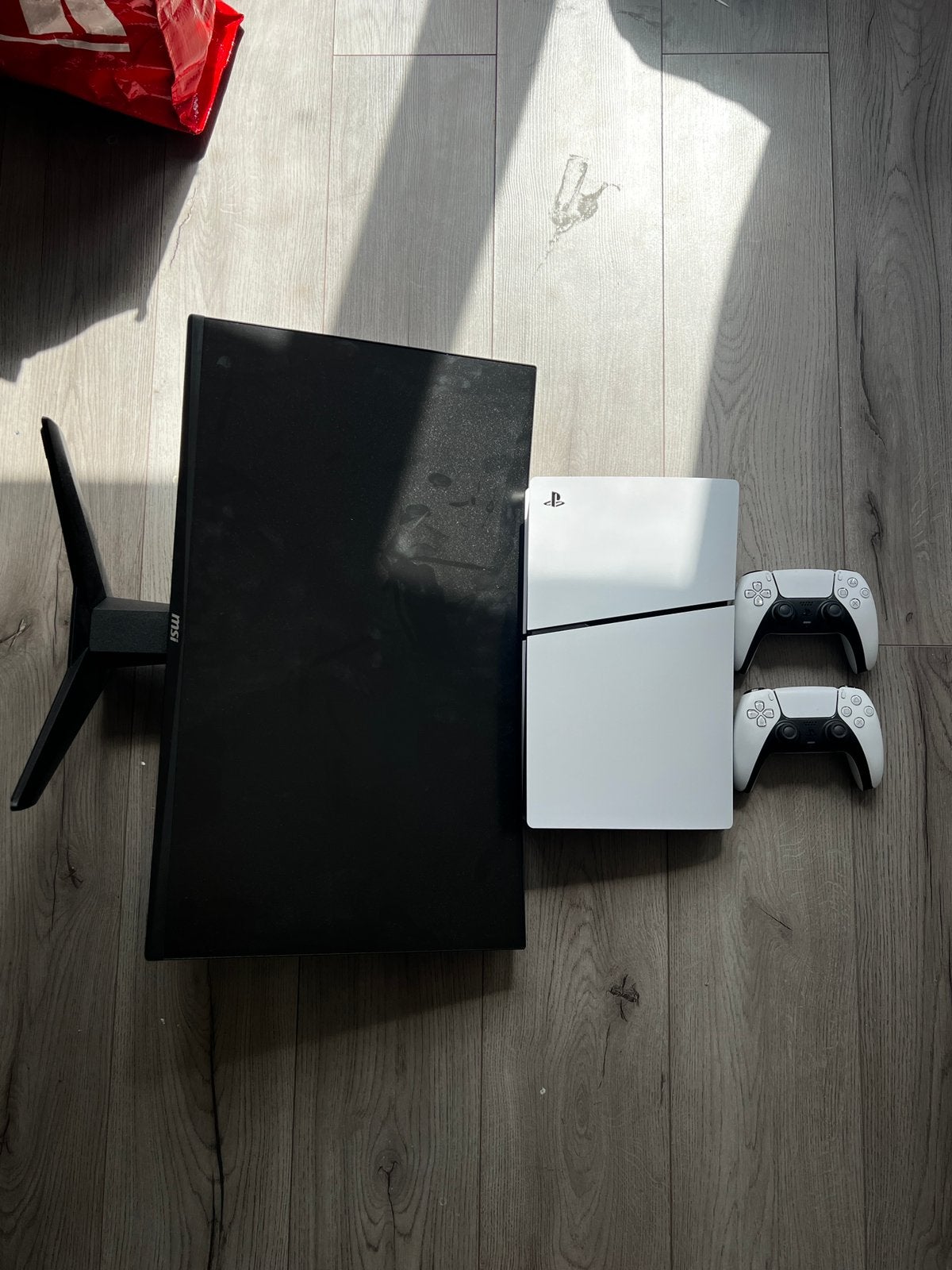 PS5 + Curved MSI monitor, Ophalen, Zo goed als nieuw, Playstation 5 Digital