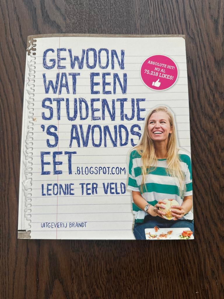 Gewoon wat een studentje 's avonds eet - Leonie ter Veld, Gelezen, Hoofdgerechten, Ophalen of Verzenden, Gezond koken