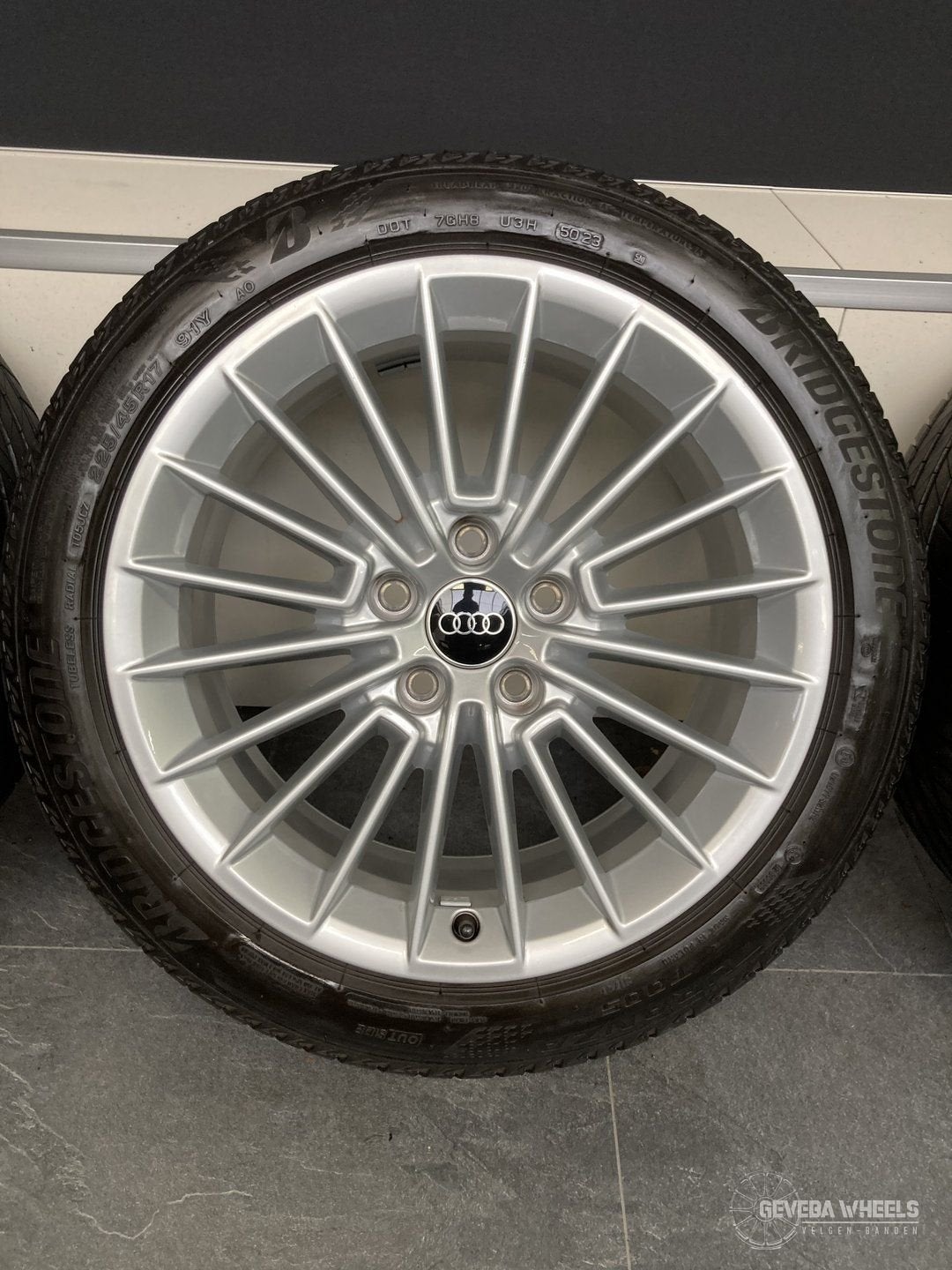 17” originele Audi A3 S3 8P 8V 8Y velgen + banden 5x112  8Y0, Gebruikt, -, -, Banden en Velgen