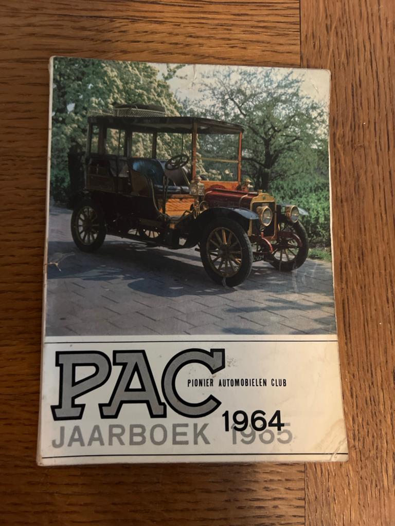 PAC Jaarboek 1964-1965 - Pionier Automobielen Club, Ophalen of Verzenden, Gelezen, Algemeen