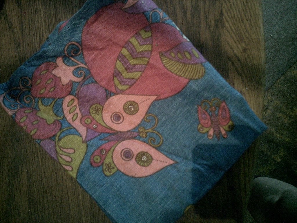Vintage vaatdoek, Huis en Inrichting, Ophalen of Verzenden, Gebruikt, Katoen