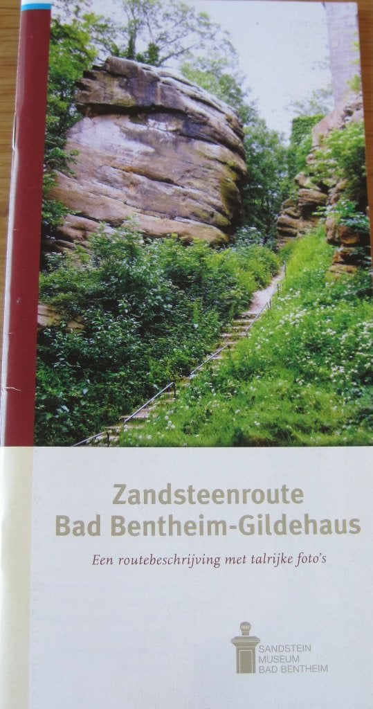 Wandelroute Zandsteenroute - Bad Bentheim - 2010, Overige merken, Fiets- of Wandelgids, Europa, Ophalen of Verzenden