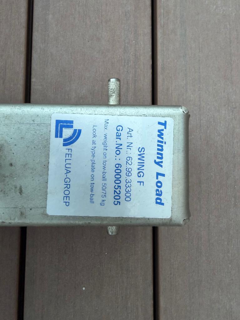 TWINNY load, Ophalen, Gebruikt, Brede banden, 2 fietsen