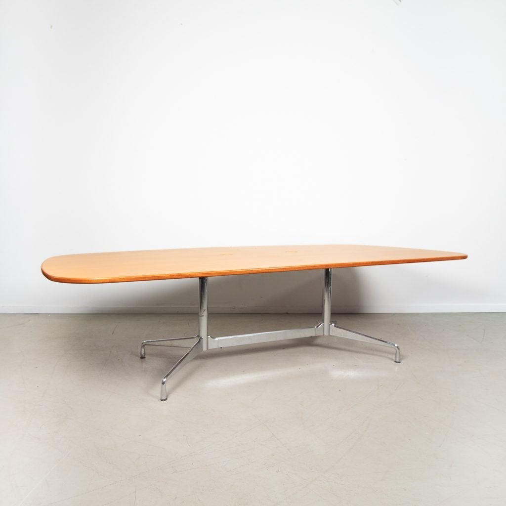 Vitra Segmented Tabel Tafel Hout – Chroom