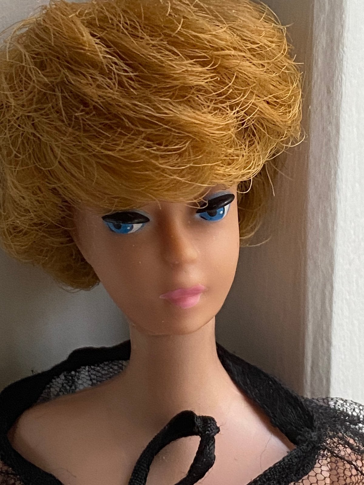 Vintage Barbie Eerste Editie Bubble Cut 1961 Titian, Verzenden, Gebruikt, Fashion Doll