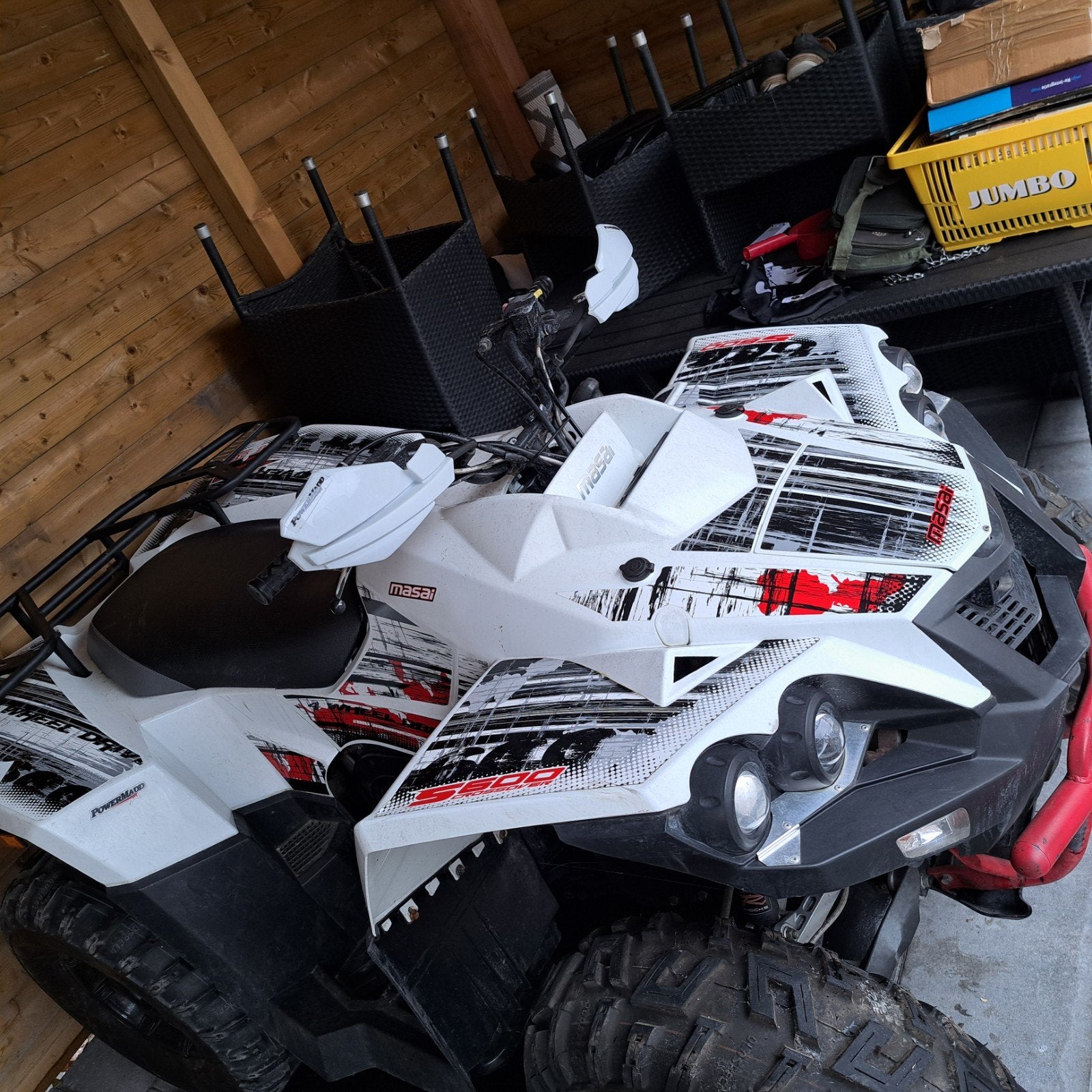 Quad 4x4 massai centor, Auto's, Peugeot, Voorwielaandrijving, 4 stoelen, 68 pk, Handgeschakeld