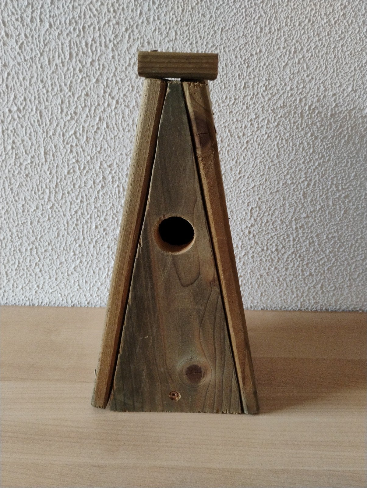 Verduurzaamd Houten Vogelhuisje - 17x14x33 cm, Ophalen of Verzenden