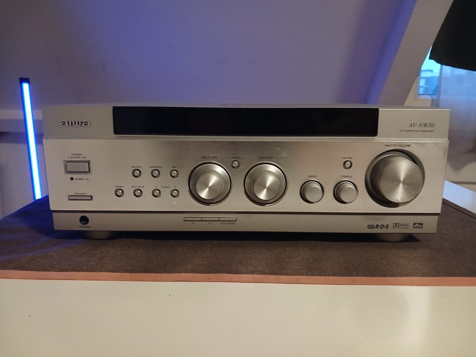 Aiwa AV-NW30 Receiver + Akira Speaker Set, Ophalen of Verzenden