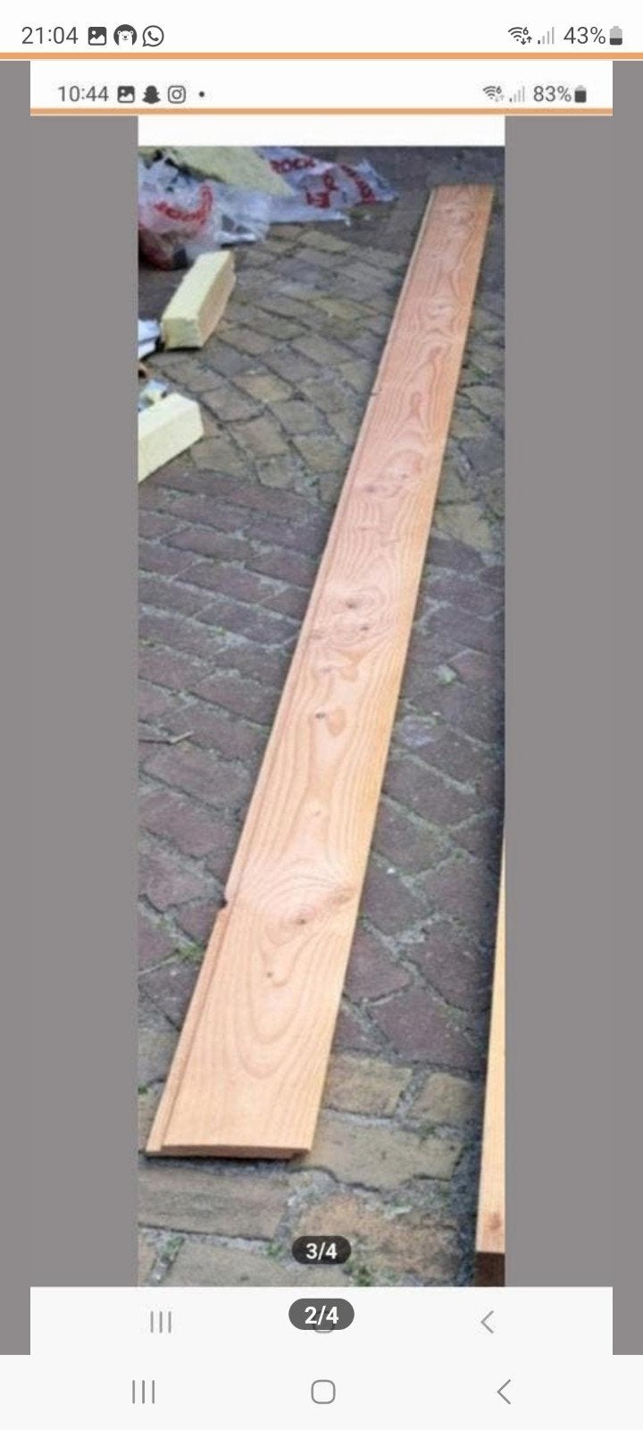 2 douglas dakbeschot, Ophalen, Nieuw