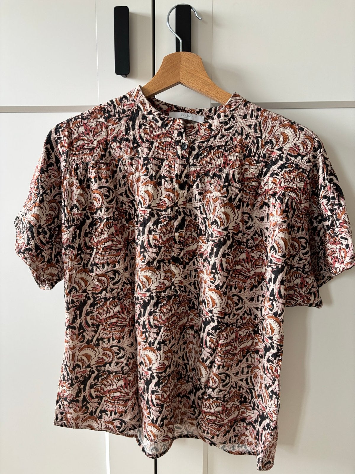 By-bar blouse met warme kleuren, maat S, Ophalen of Verzenden, Zo goed als nieuw, Maat 36 (S), Meerkleurig