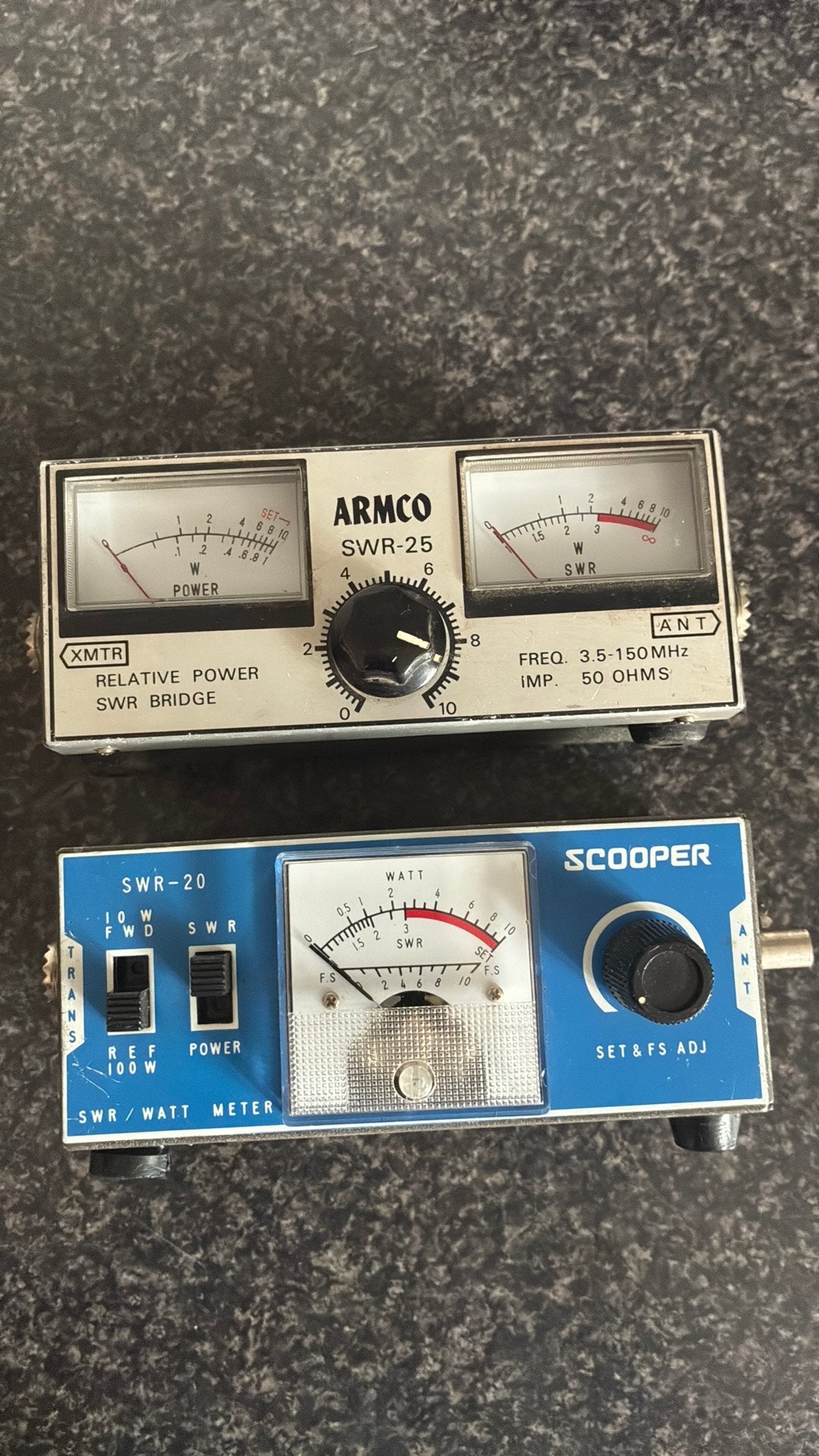 2 x swr meter, Ophalen of Verzenden, Zo goed als nieuw