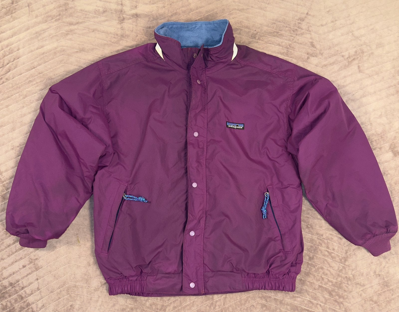 Patagonia Vintage Kids' Shelled Synchilla Jacket Purple, Ophalen of Verzenden, Zo goed als nieuw, Maat 34 (XS) of kleiner, Paars