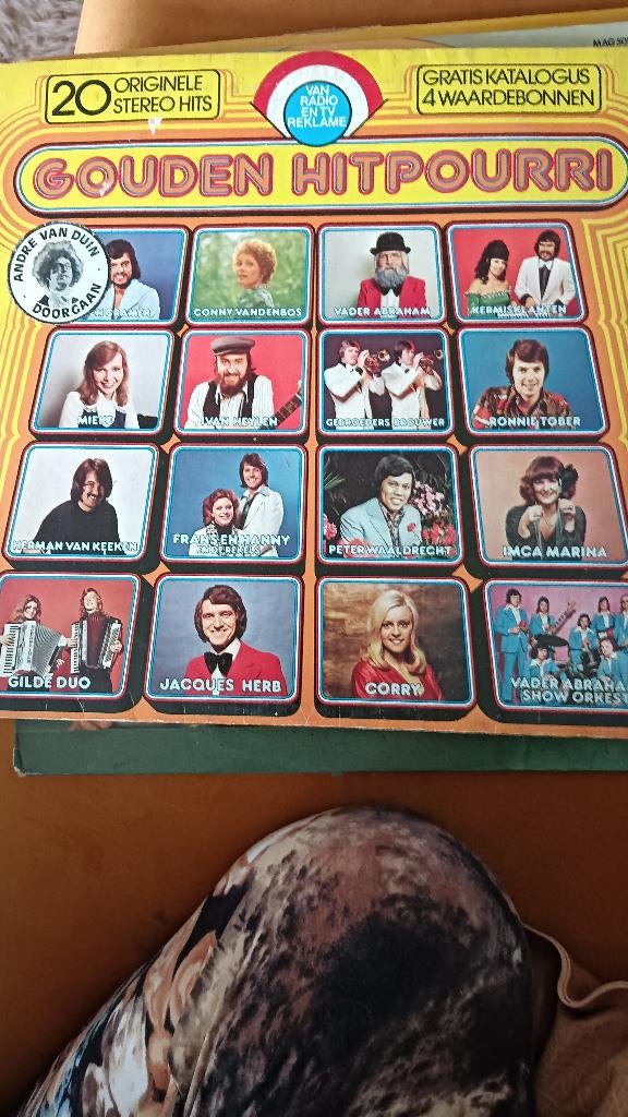 Gouden hitpourri lp, Ophalen, Gebruikt, 1970 - 1979, 12 inch