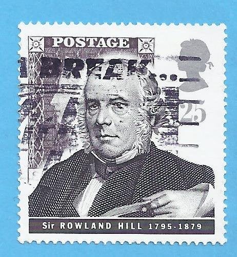 GB 1995 - Rowland Hill, Verzenden, Gestempeld