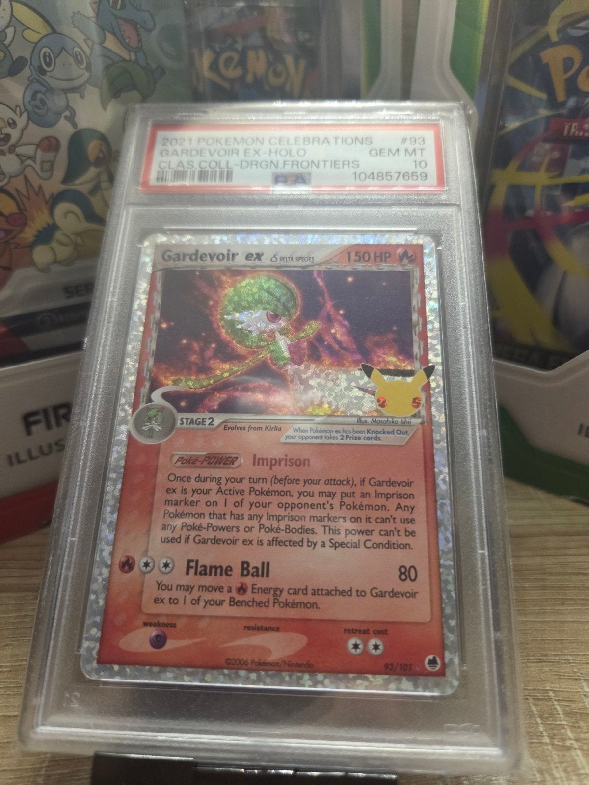 pokemon gardevoir 25th celebrations psa 10 093/101, Ophalen of Verzenden, Nieuw