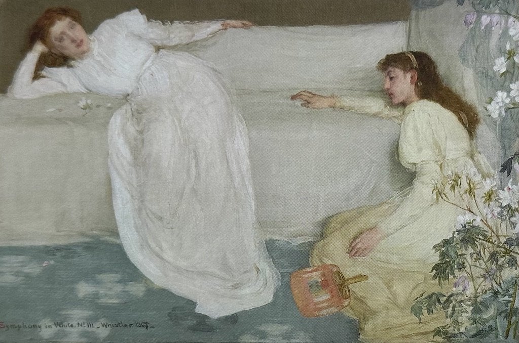 00567  JAMES McNEILL WHISTLER ~ symphony in white nr.3, Verzenden, 1980 tot heden, Ongelopen, Overige thema's