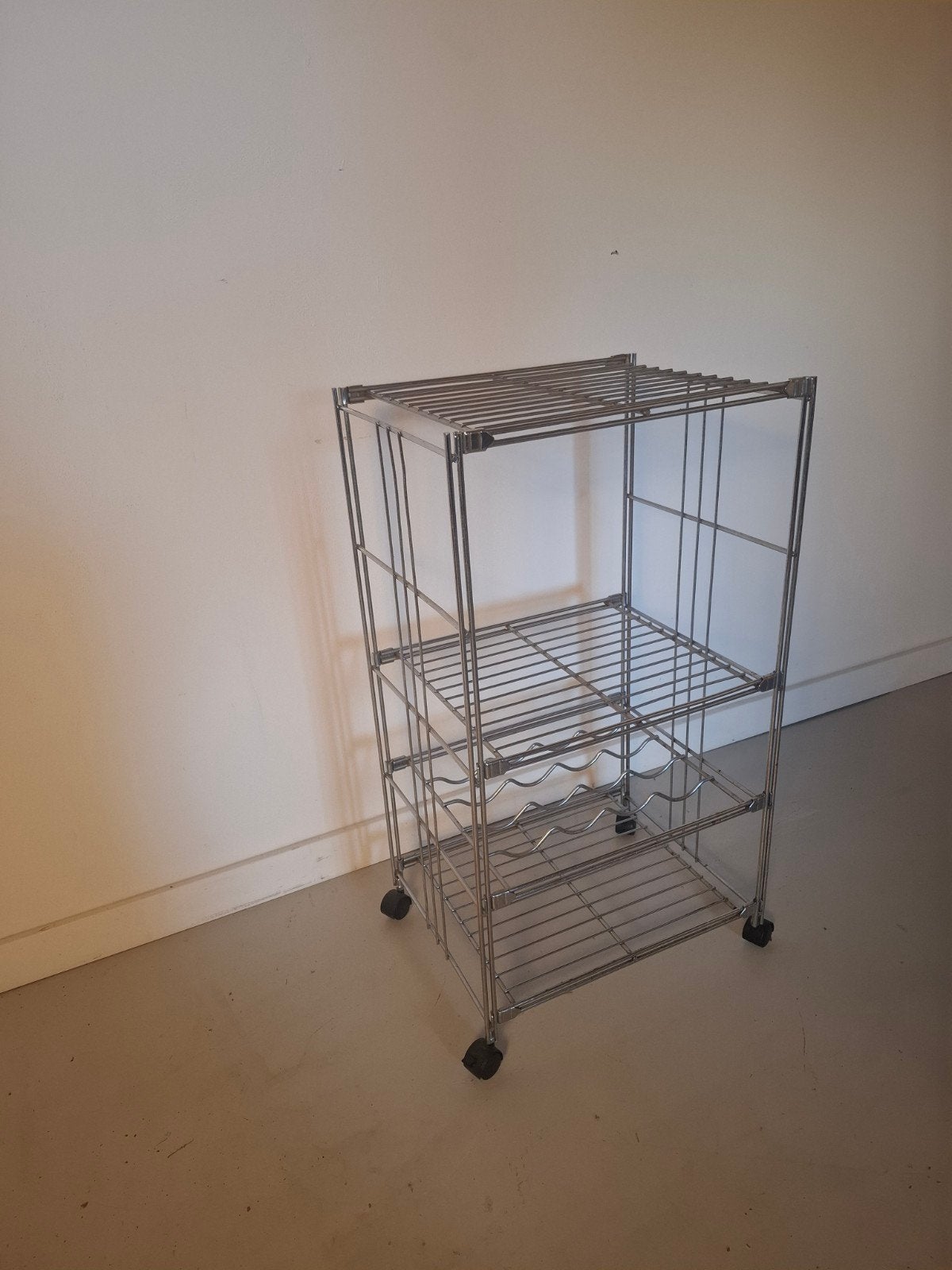 Vintage design bar trolley bartrolley chroom postmodern, Ophalen of Verzenden, 25 tot 50 cm, 50 tot 100 cm, Minder dan 100 cm