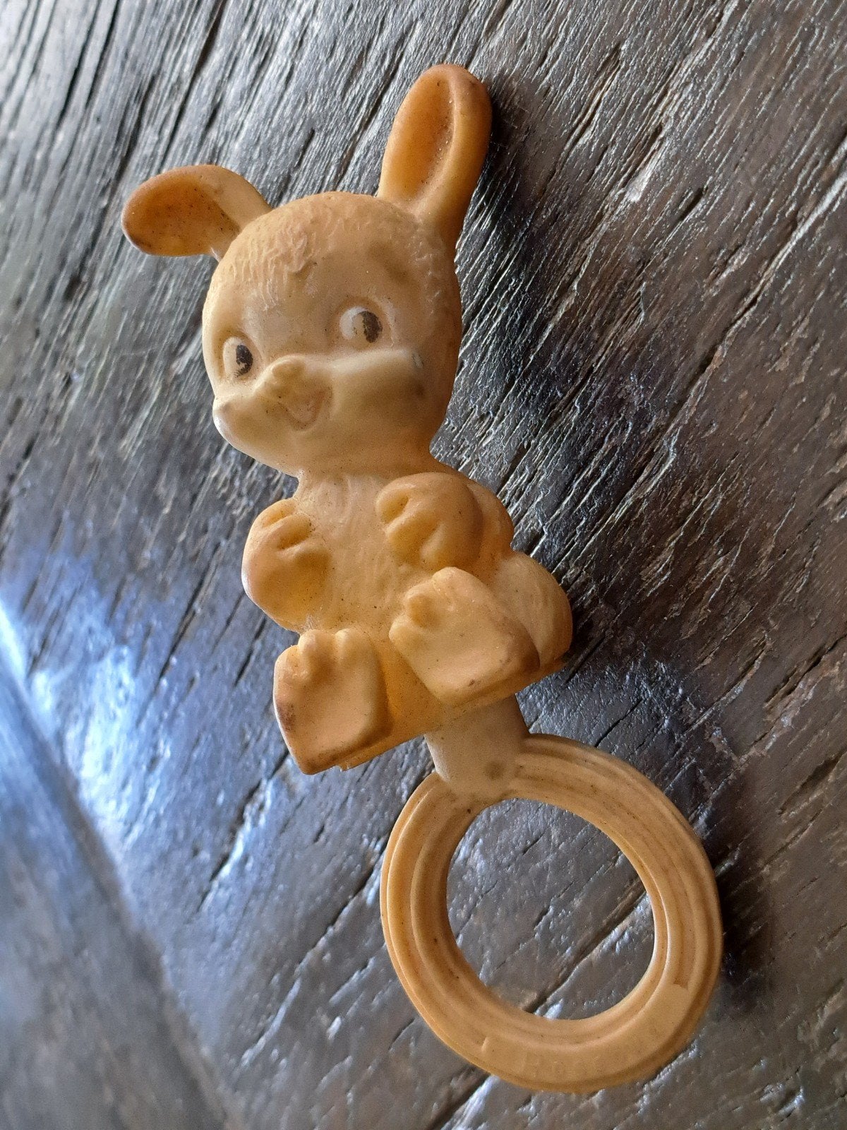 Vintage Rosebud rubberen konijntjespeelgoed-Made in England, Ophalen of Verzenden, Gebruikt, Overige typen
