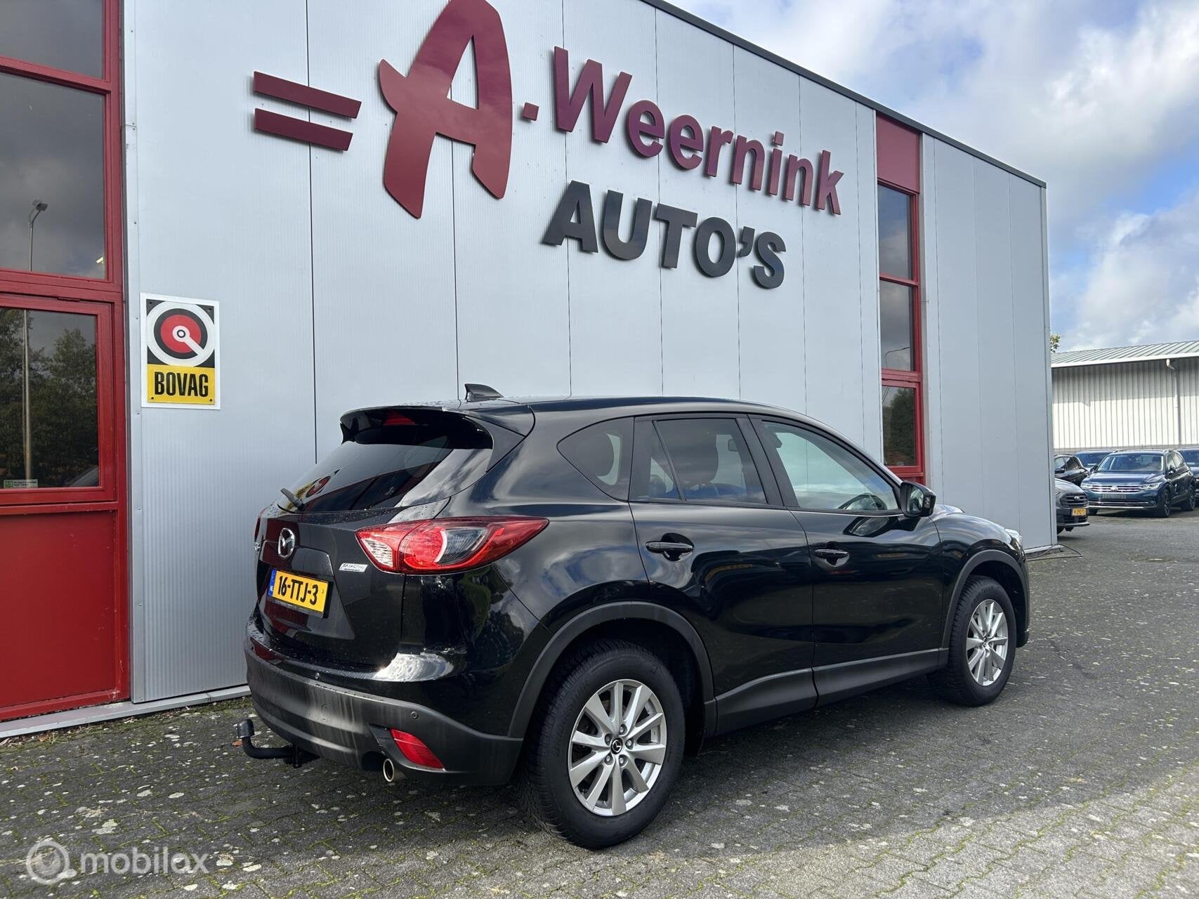 Mazda CX-5 2.0 TS+ Lease Pack 2WD Navi Trekhaaak, Auto's, Voorwielaandrijving, Euro 5, 4 cilinders, Zwart