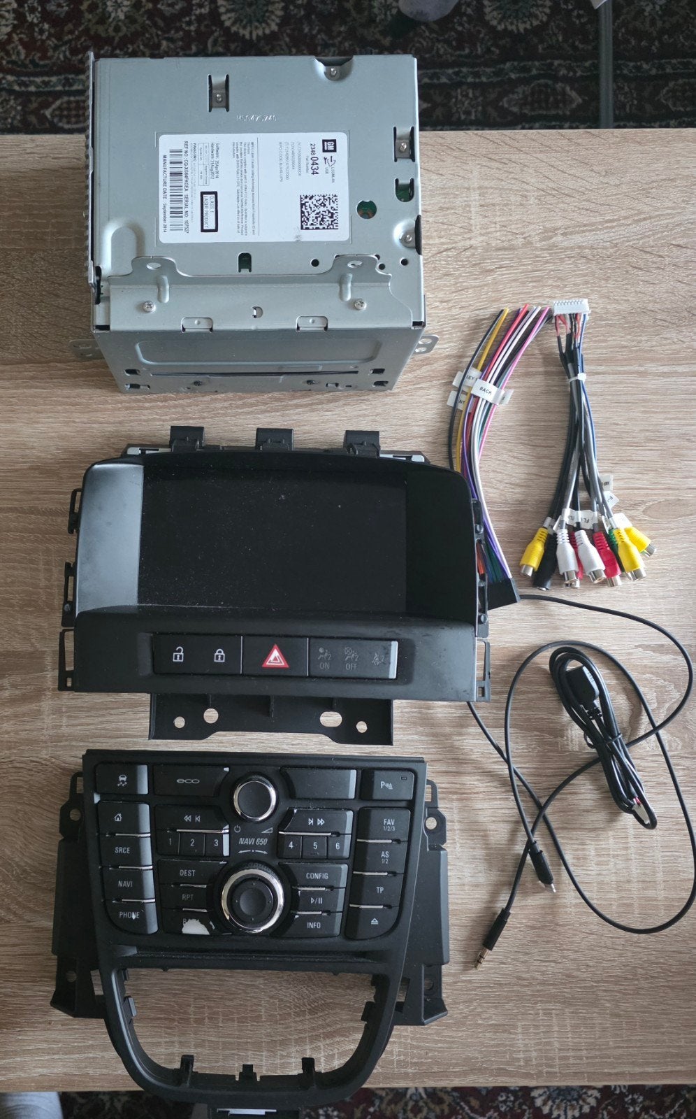 Origineel Opel Astra J (2009-2015) scherm, Ophalen, Gebruikt, Opel