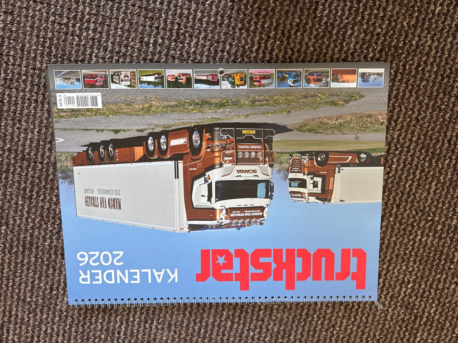 Kalender truckstar 2026, Ophalen of Verzenden, Maandkalender, Nieuw
