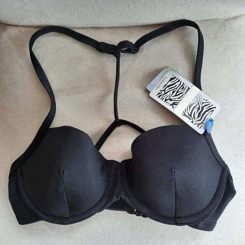 Hunkemöller Vivian Hoorn bikini top zwart maat 75B - nieuw -, Overige typen, Zwart, Nieuw, Ophalen of Verzenden