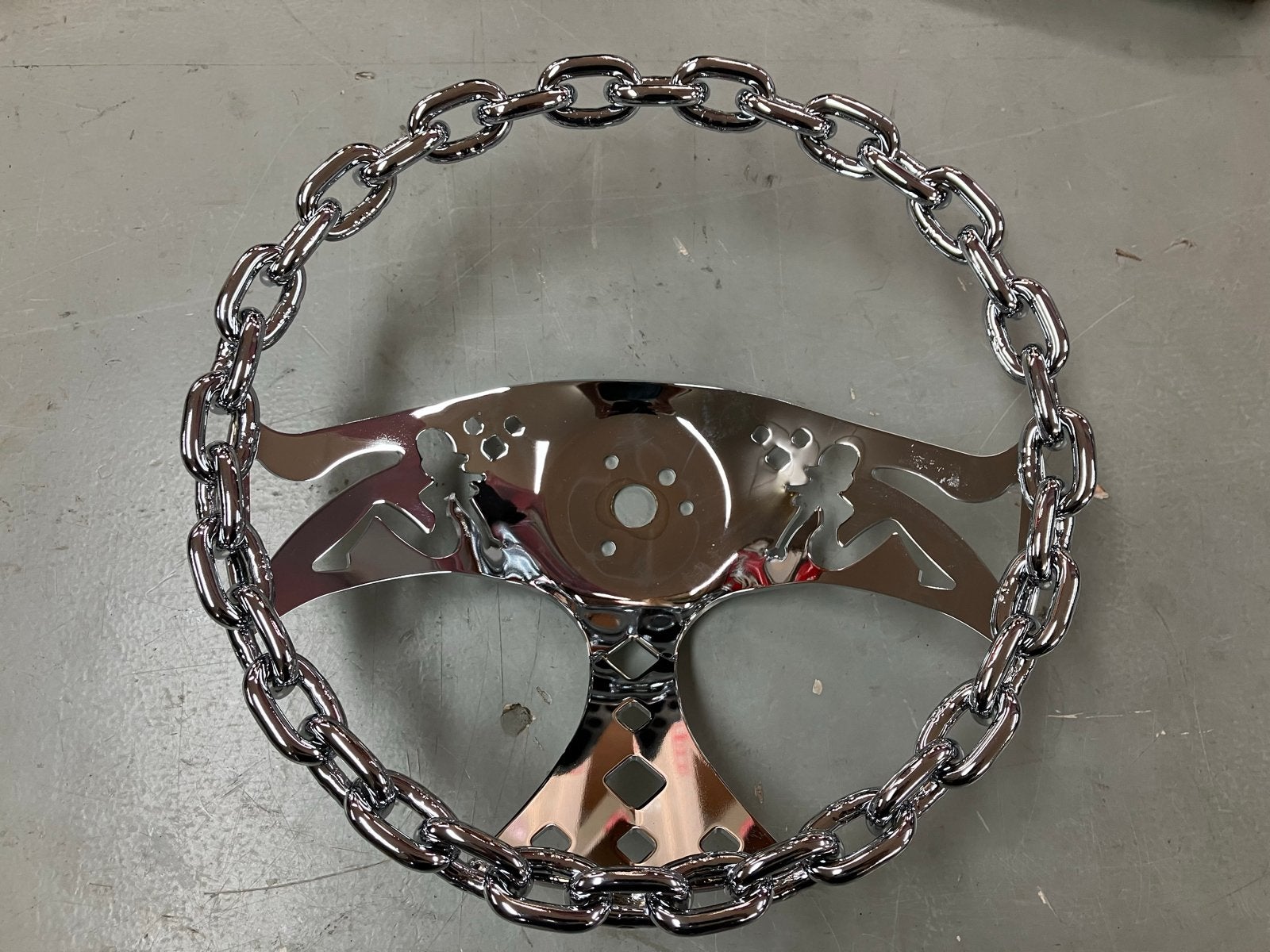 Nieuw Chroom Ketting Stuur Chevrolet Set met Claxon, Usa, Chroom parts, Nieuw, Ophalen of Verzenden