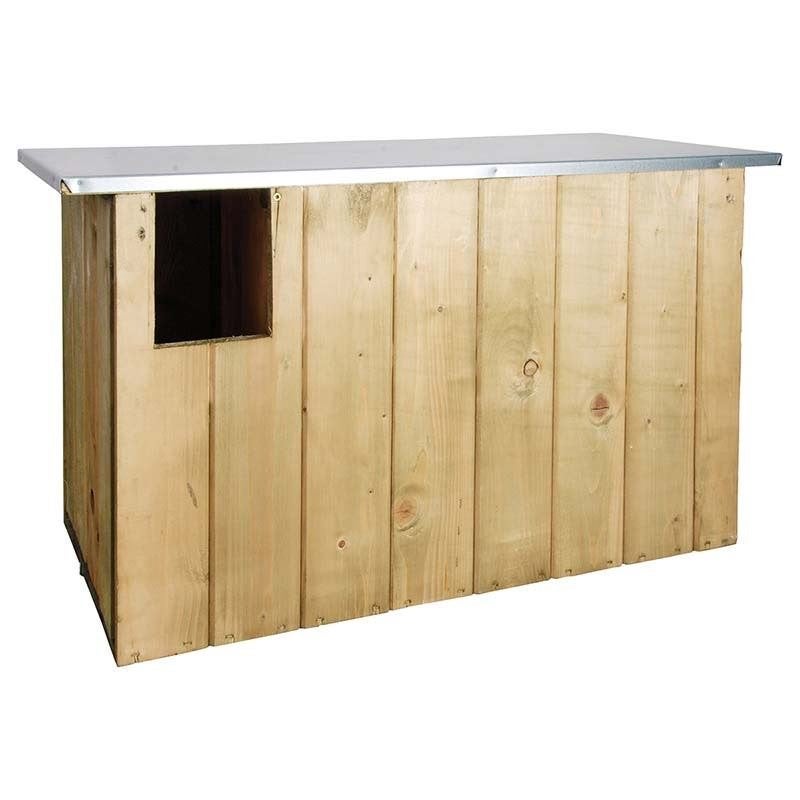 Ruime Kerkuilkast van Vurenhout met Zinken Dak, Tuin en Terras, Ophalen of Verzenden, Nieuw