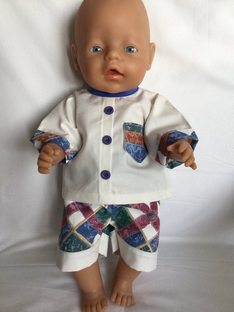Poppenkleren voor 43cm babypop, Ophalen of Verzenden, Nieuw, Babypop