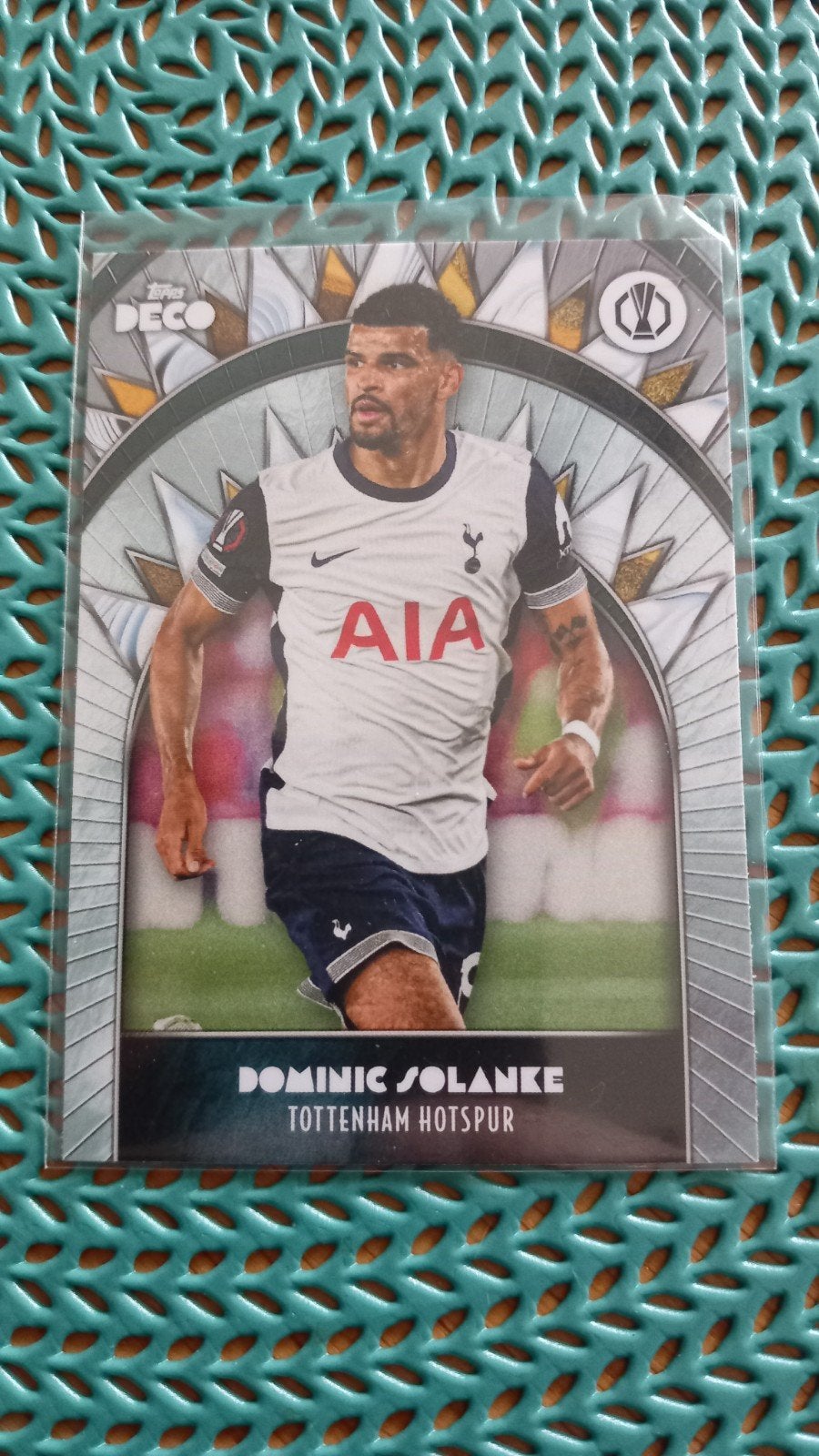 Dominic Solanke Topps Deco Tottenham Hotspur Spelerskaart, Verzenden, Zo goed als nieuw, Buitenlandse clubs, Spelerskaart
