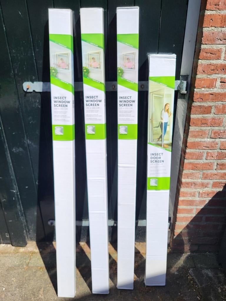 horren *in de verpakking*, Doe-het-zelf en Verbouw, Deuren en Horren, Ophalen of Verzenden, Nieuw, Overige typen, Minder dan 200 cm