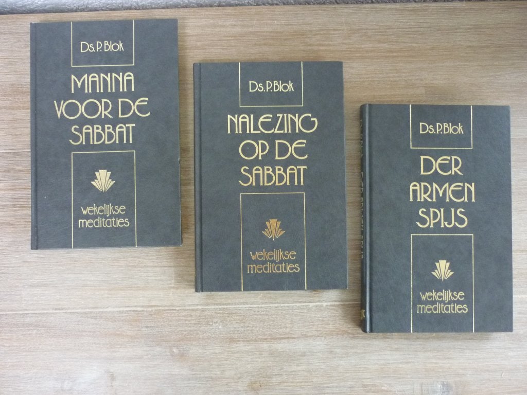 Ds. P. Blok -Manna voor de sabbath/ der armen spijs, Ophalen of Verzenden, Gelezen, Christendom | Protestants