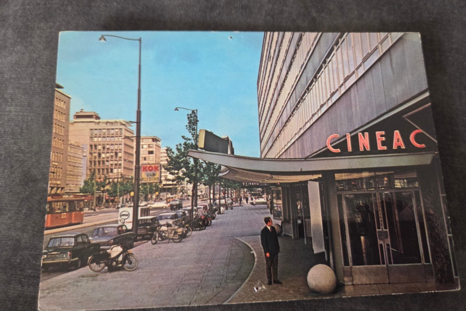 Oude Ansichtkaart Rotterdam Coolsingel Cineac, Verzenden, 1960 tot 1980, Gelopen, Zuid-Holland