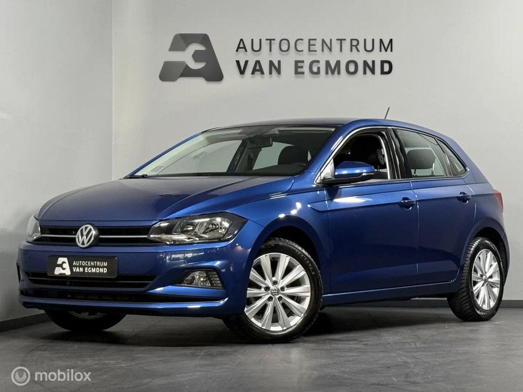 Volkswagen Polo 1.0 TSI Comfortline | APPCNNCT € 13.499,00, Stof, Blauw, Start-stop-systeem, Origineel Nederlands