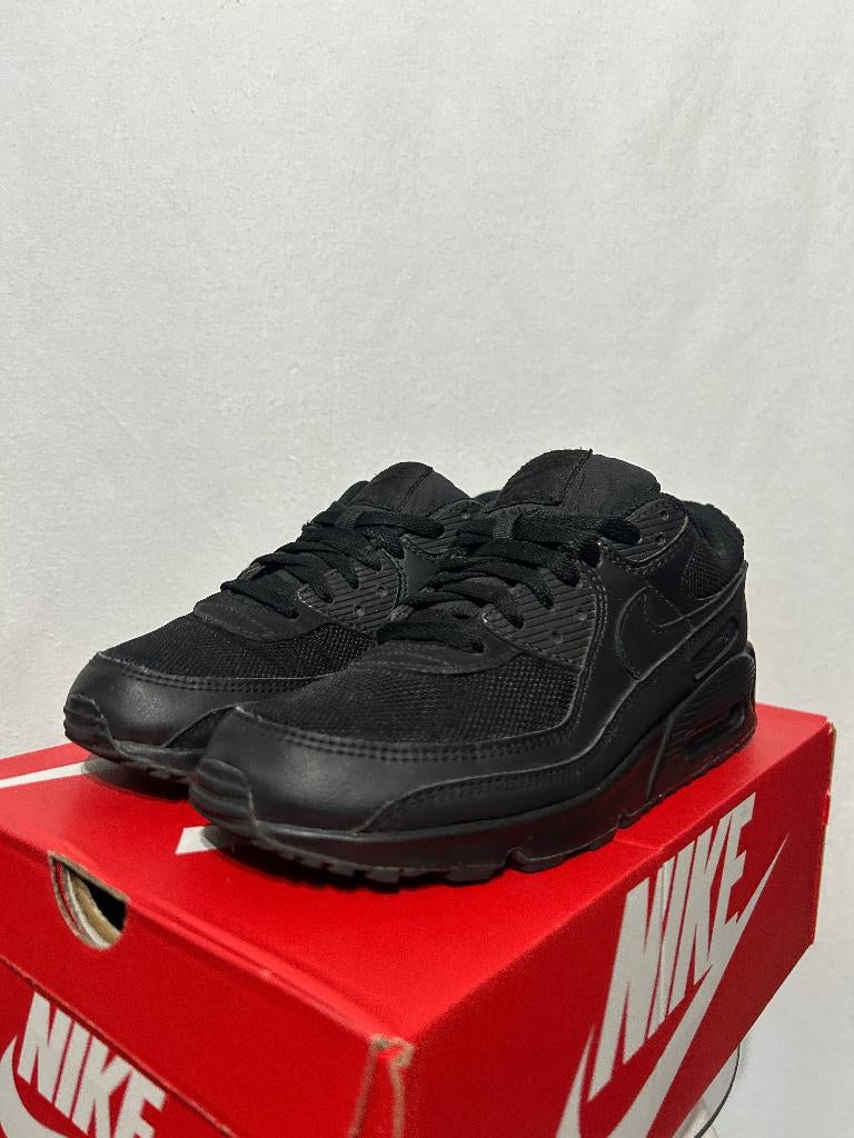 ALS NIEUW! Maat 42,5 - Nike Air Max 90 Triple Black, Verzenden, Zwart, Nike, Nike