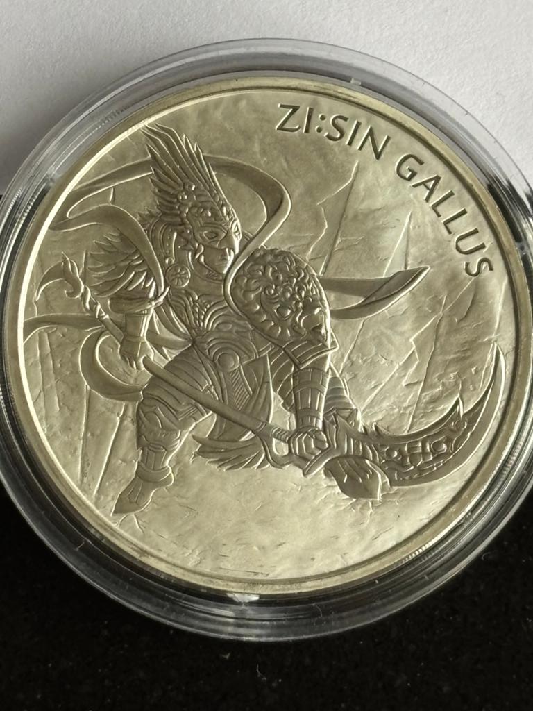 2017 1 oz South Korea ZI:SIN Gallus .999 - zilver komsco, Ophalen of Verzenden, Zilver