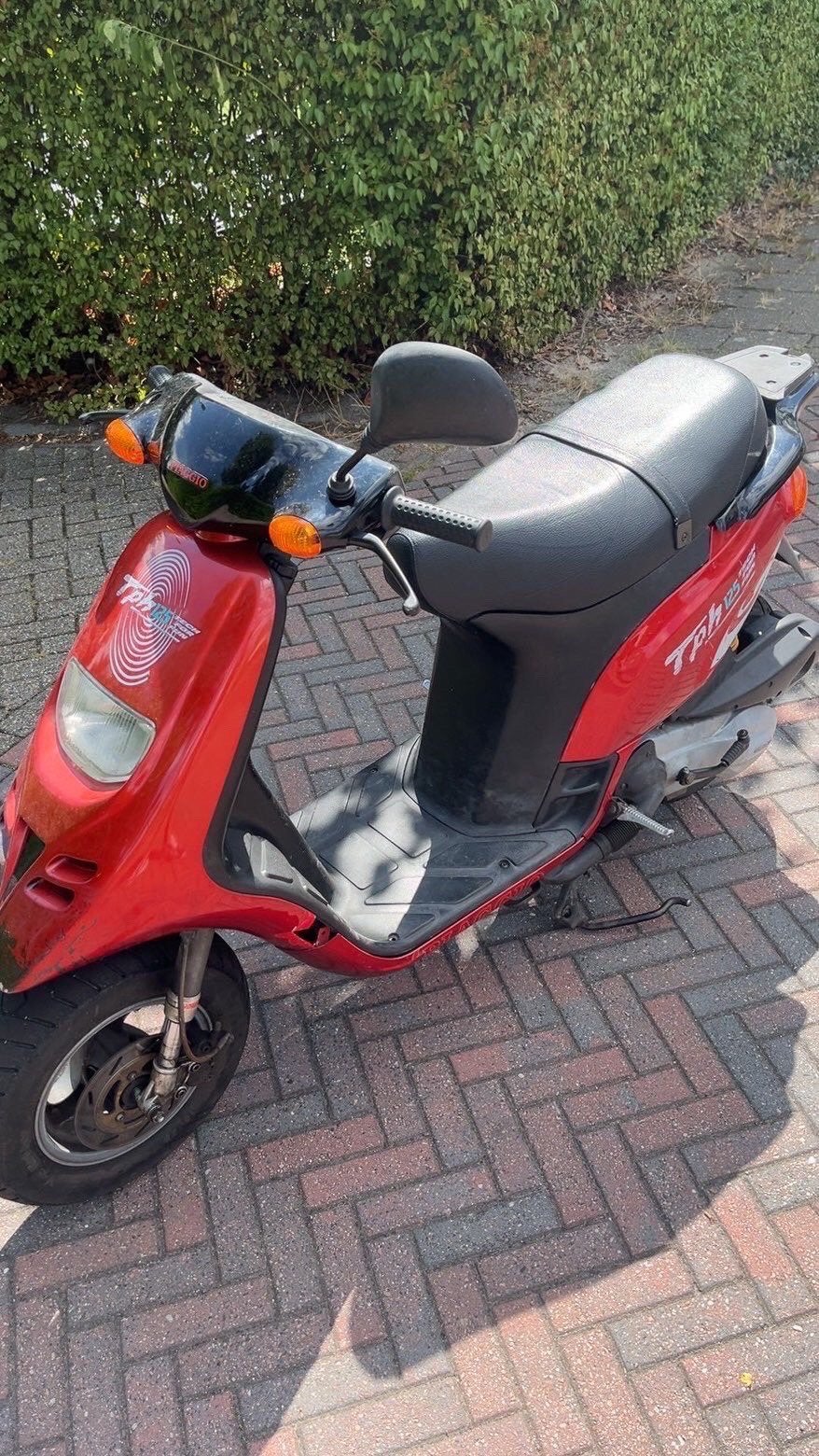 Piaggio typhoon 125 duitse pap terruil/ te koop, Fietsen en Brommers, Ophalen, Tweetakt, Overige modellen, Zo goed als nieuw
