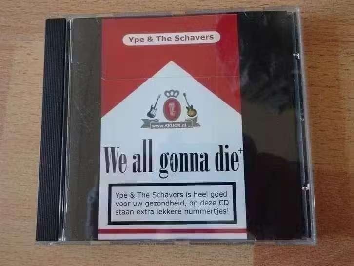 CD Ype & The Schavers - We All Gonna Die , SK 014, Cd's en Dvd's, Ophalen of Verzenden, Zo goed als nieuw, Punk Rock, Album