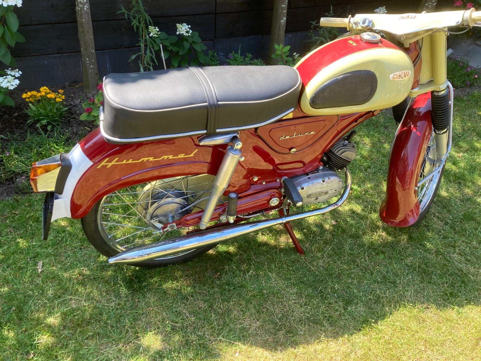 Dkw hummel de luxe, Fietsen en Brommers, Maximaal 45 km/u, 50 cc, 3 versnellingen, Ophalen