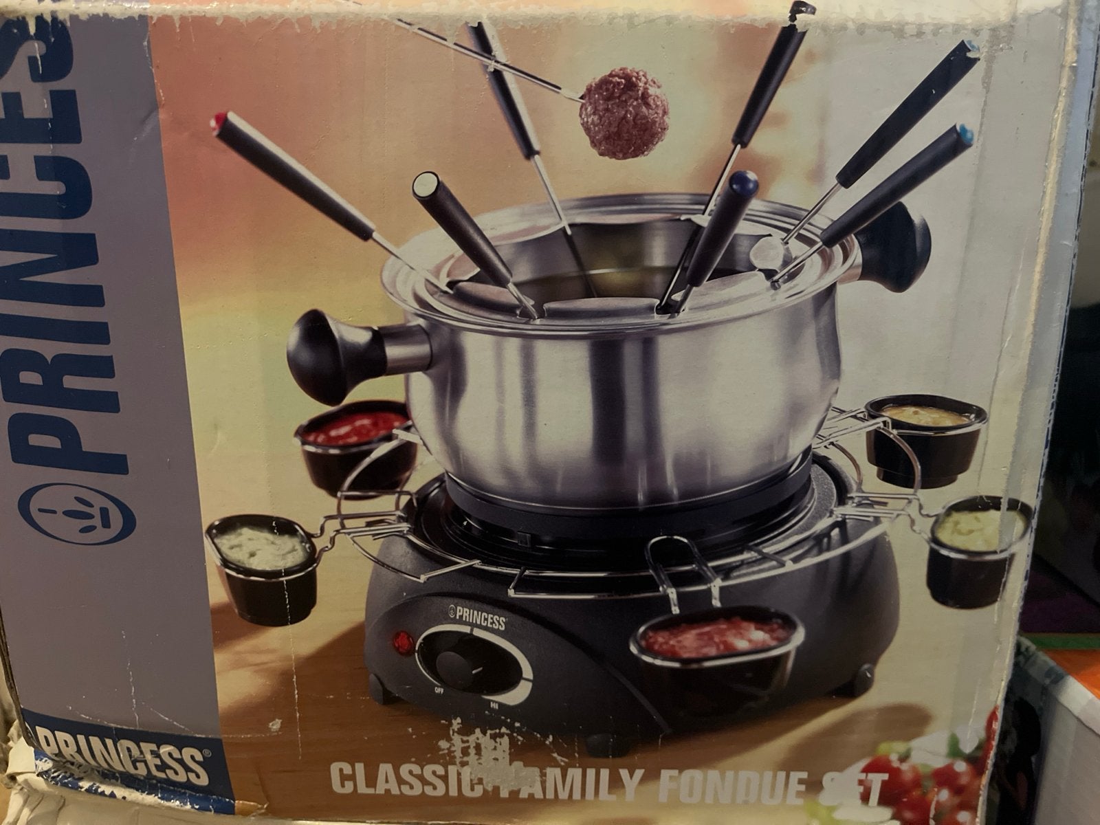 Princess Classic Family Fondue Set - Elektrisch, Ophalen, Zo goed als nieuw, Elektrisch, Fondueset