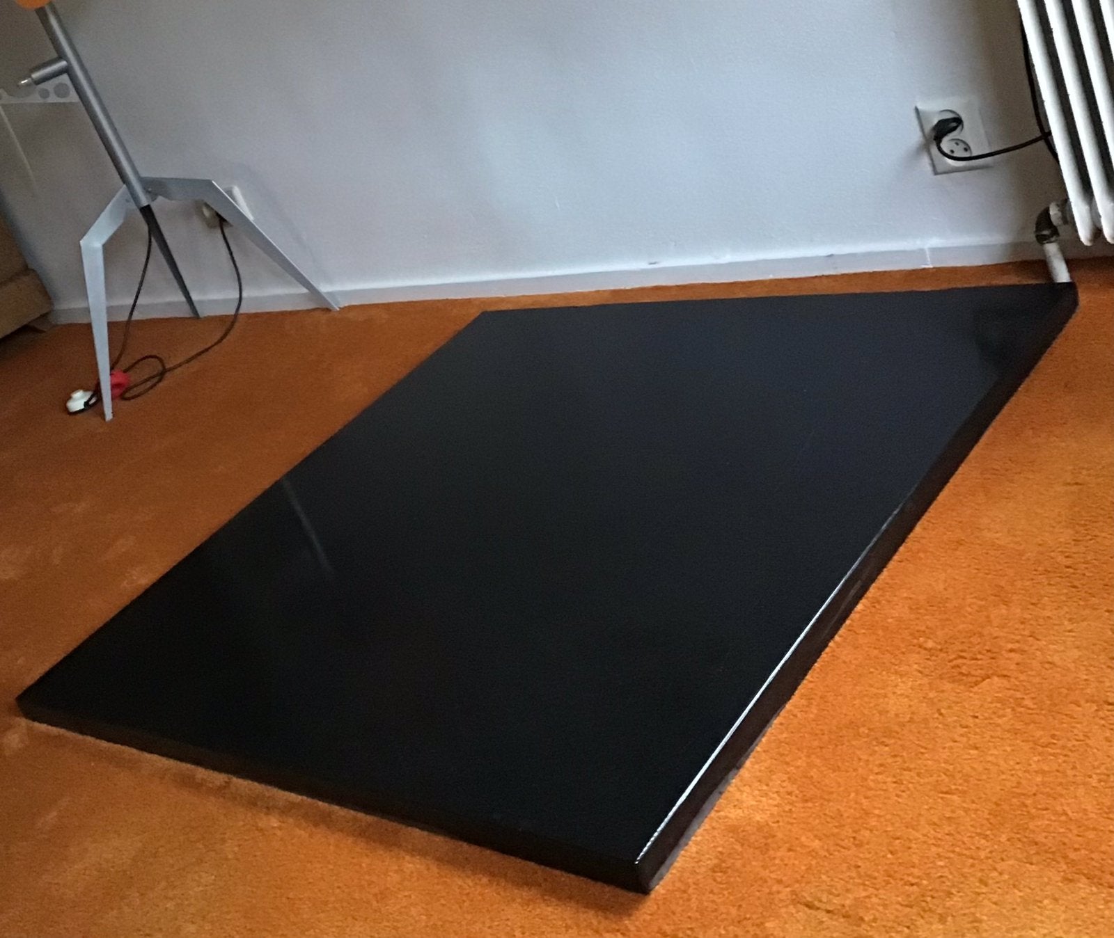 Hardsteen vloerplaat/tegel tbv houtkachel, openhaard 1x1m, Ophalen, Vrijstaande haard, Overige soorten
