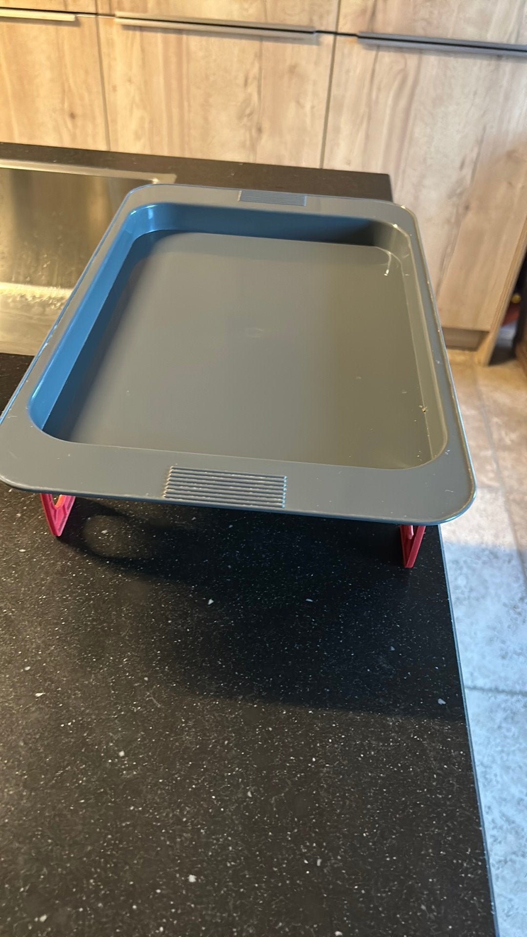 Universeel dienblad voor op rollator, Ophalen of Verzenden, Zo goed als nieuw