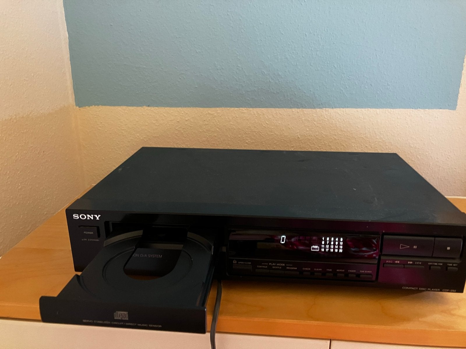 Sony CDP-292 Compact Disc Speler - Goede Staat, Audio, Tv en Foto, Cd-spelers, Ophalen, Gebruikt, Sony