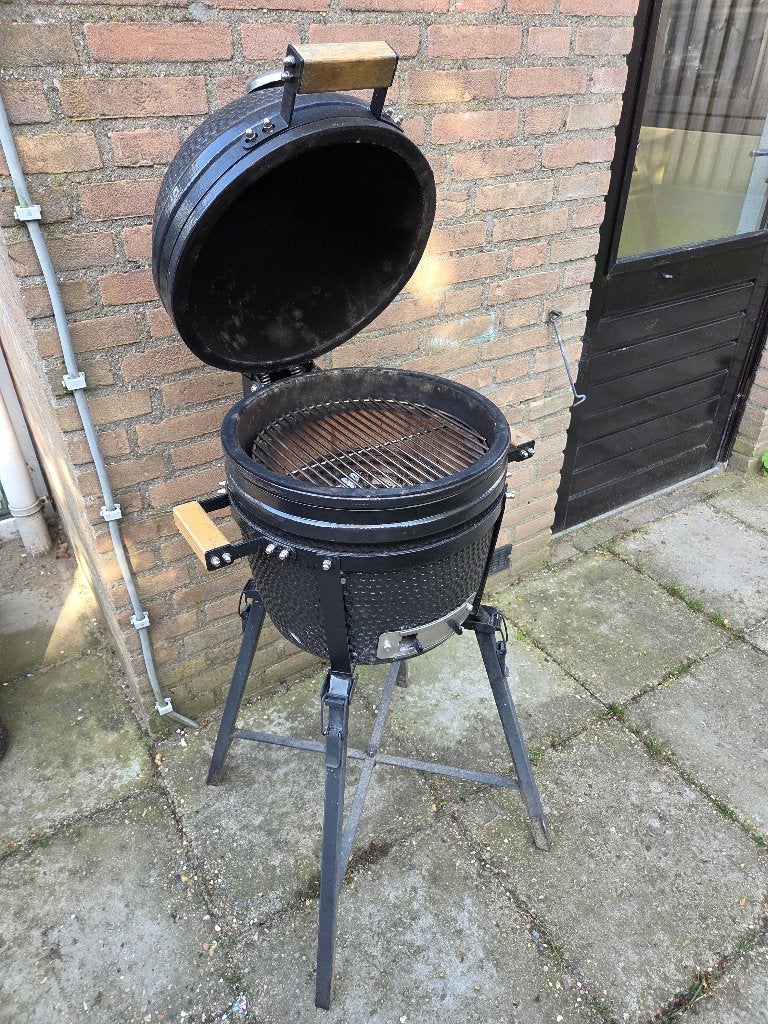 Inferno compact kamado + accessoires, Tuin en Terras, Ophalen, Gebruikt, Inferno, Met accessoires