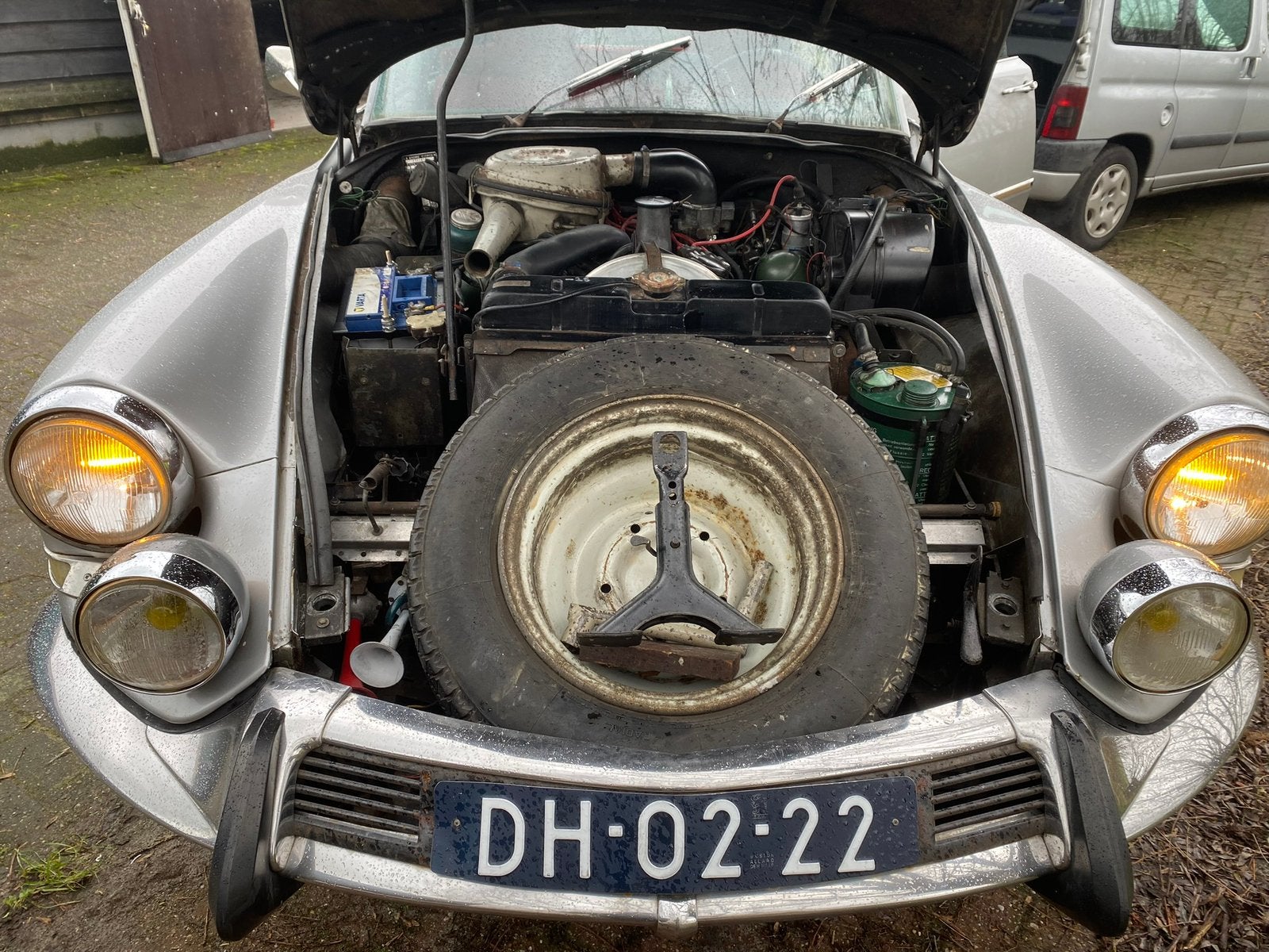 Citroën DS 21 pallas halfautomaat 1967 Grijs, foto 4