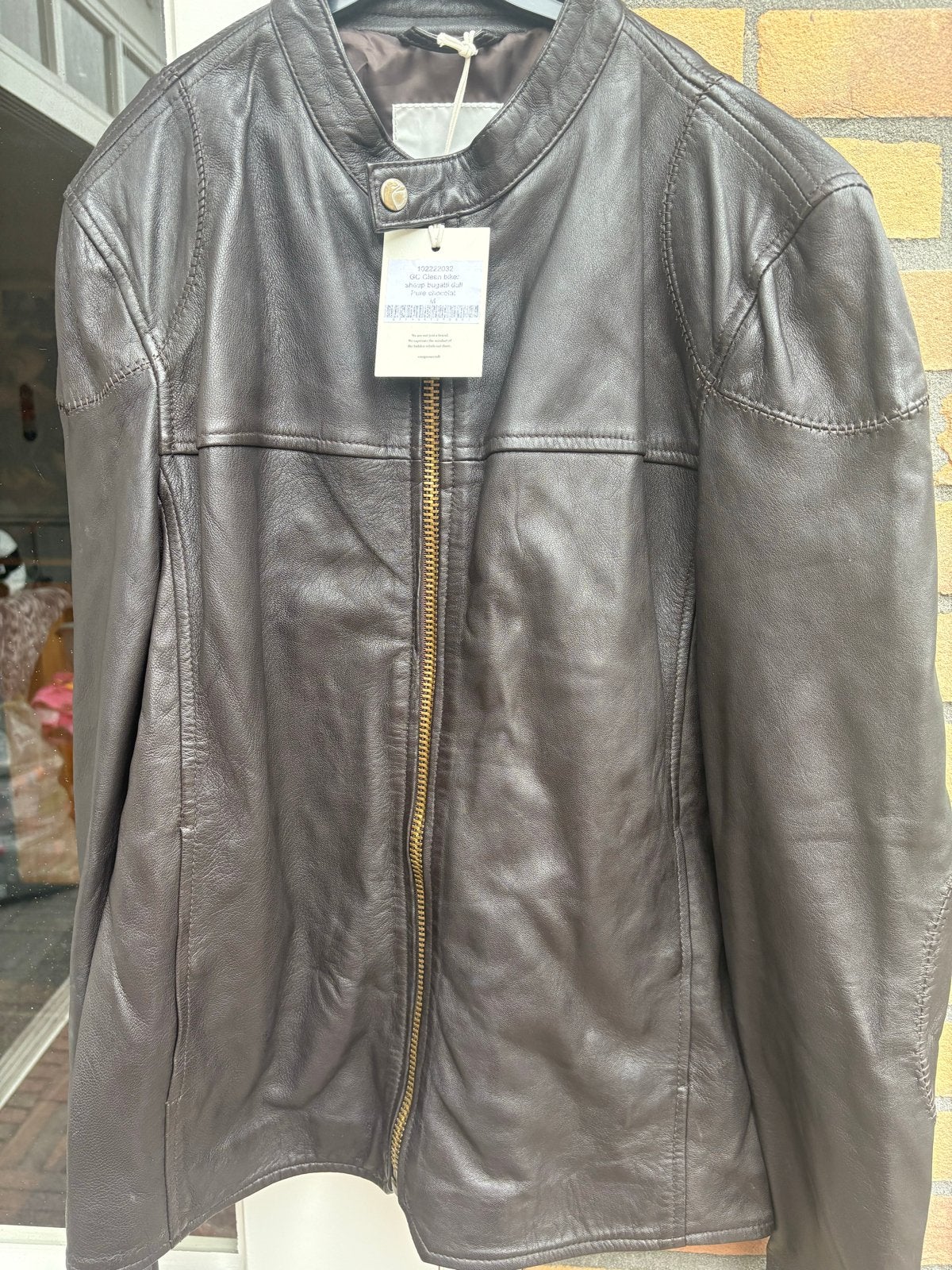 Goosecraft Leren Bikerjack - Maat M - Nieuw, Ophalen of Verzenden, Nieuw, Maat 48/50 (M), Bruin