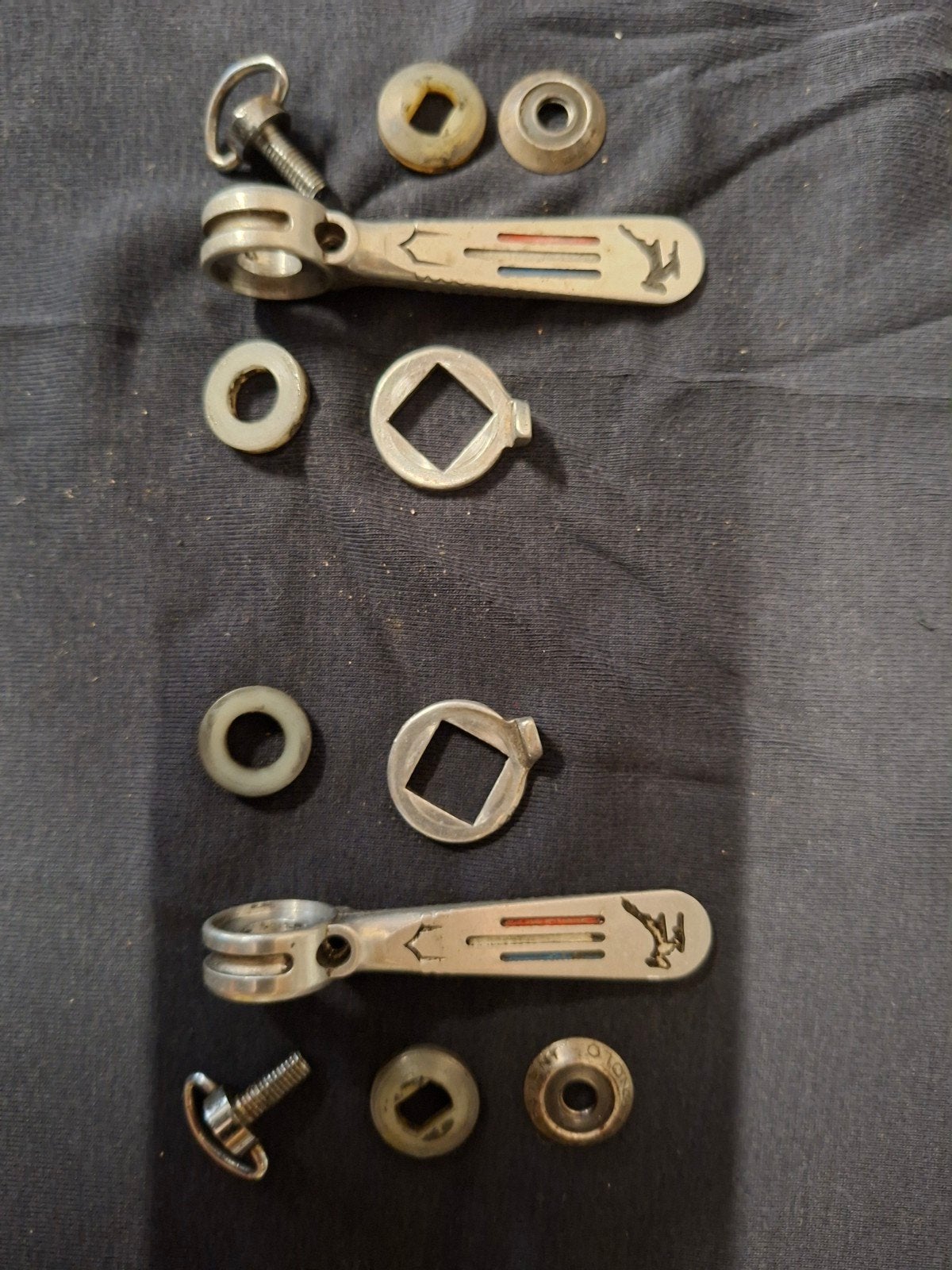 vintage Campagnolo/ Gazelle Derailleur Shifters, Gebruikt, Campagnolo, Ophalen of Verzenden, Oldtimerfiets