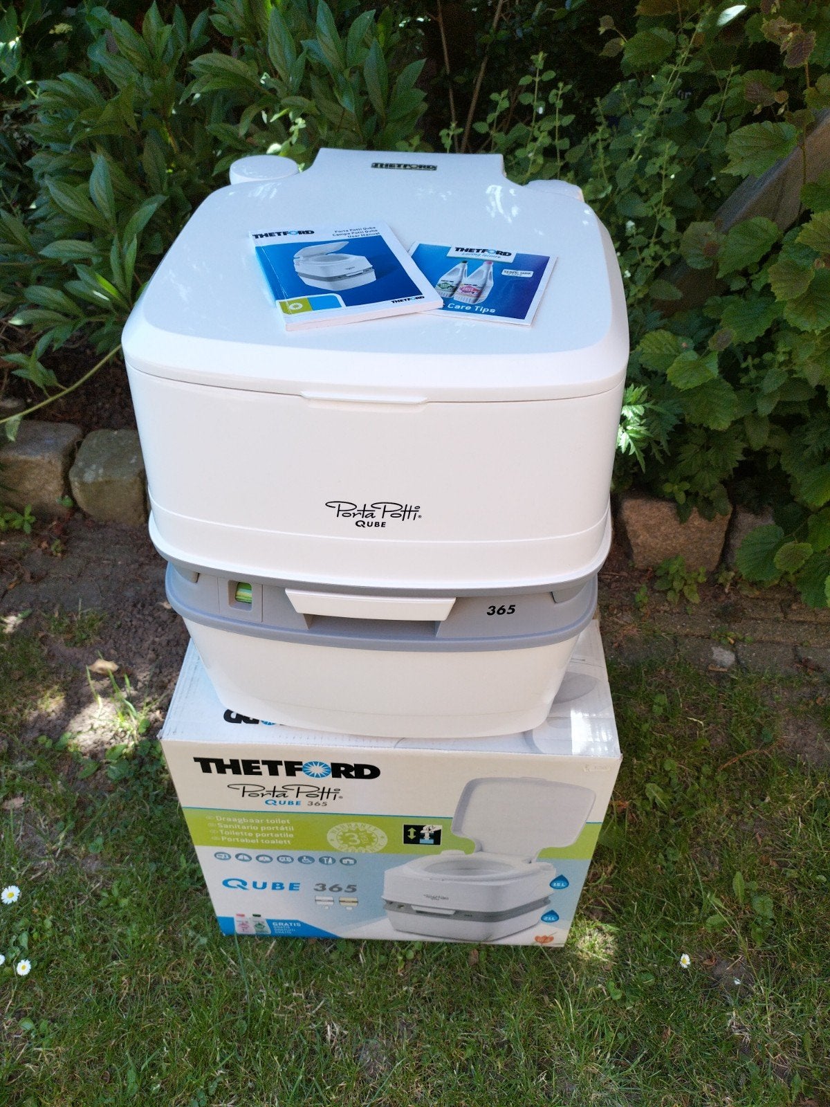 Thetford Porta Potti Qube 365 Draagbaar Toilet, Ophalen of Verzenden, Zo goed als nieuw